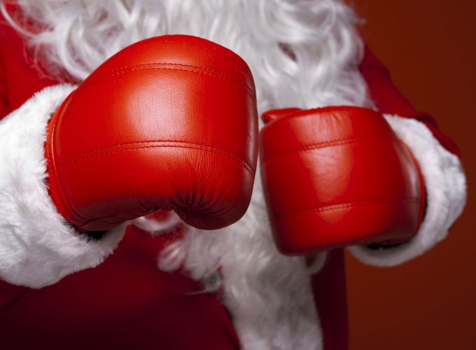 Wallpaper Christmas, New Year, Santa, boxing, red, 5k, Holidays 57831860